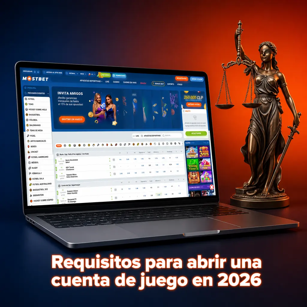 Requisitos 2026 para abrir cuenta de juego: 18 años, documento vigente, datos verificables y cuenta única